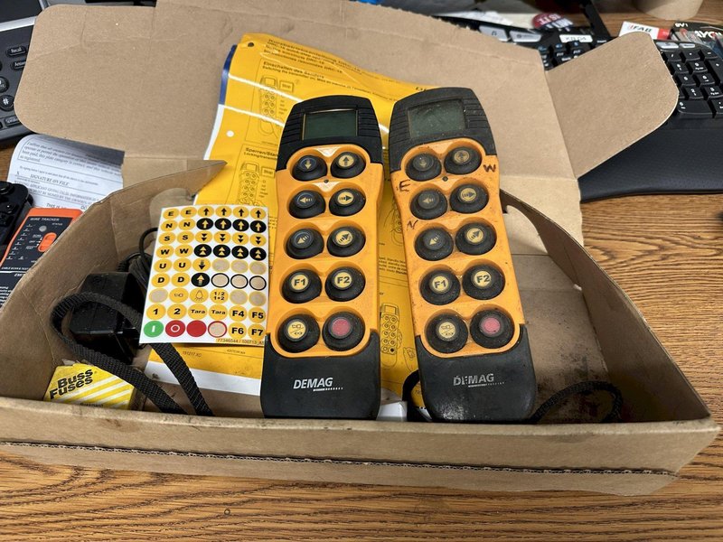 10 TON X 67'-4" SPAN DEMAG TOP RUNNING SINGLE GIRDER BRIDGE CRANE: STOCK #18203