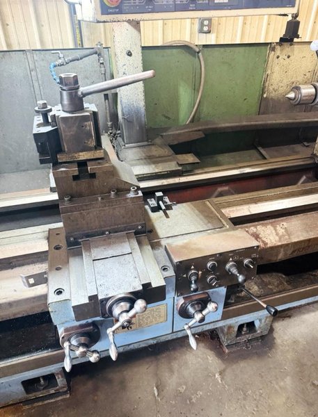 29.5" X 157" DAINICHI DL75X400 CNC FLATBED WITH FANUC CONTROL. STOCK # 0873926