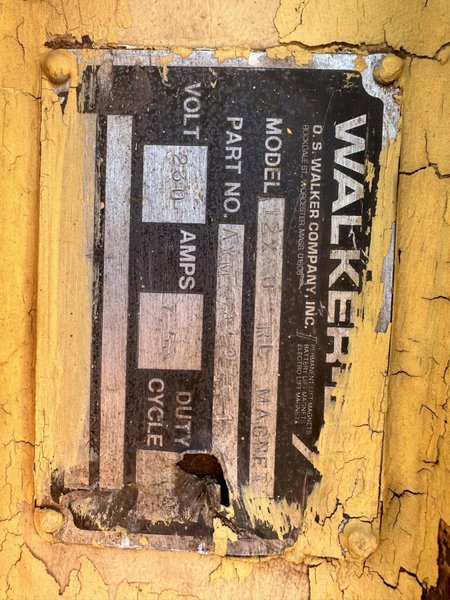 10,000 LBS MAGNET SYSTEM WITH (4) WALKER MAGNETS : STOCK 13389