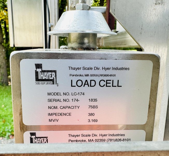 Thayer Scale PF-SC-S-4.5  |  Loss-In-Weight Screw Feeder