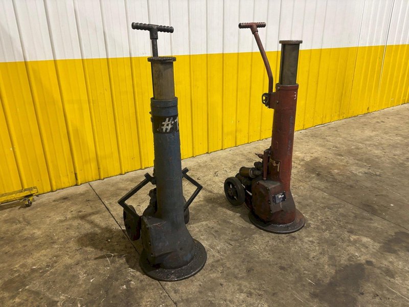 (2) 100 TON DUFF NORTON MODEL #144-CMJ AIR MOTOR JACKS, 30&quot; LIFT: YOBRO #24190