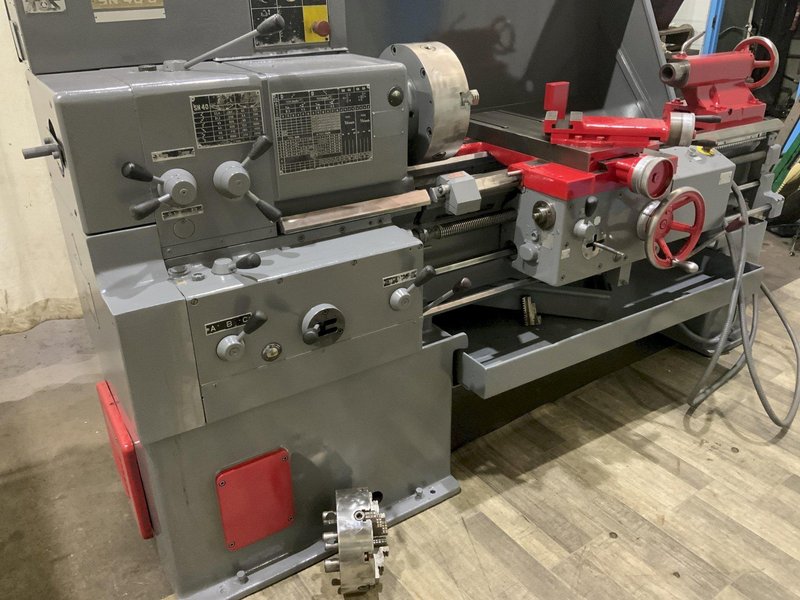 16" X 40" TOS MODEL SN40C, GAP BED ENGINE LATHE: STOCK #80171