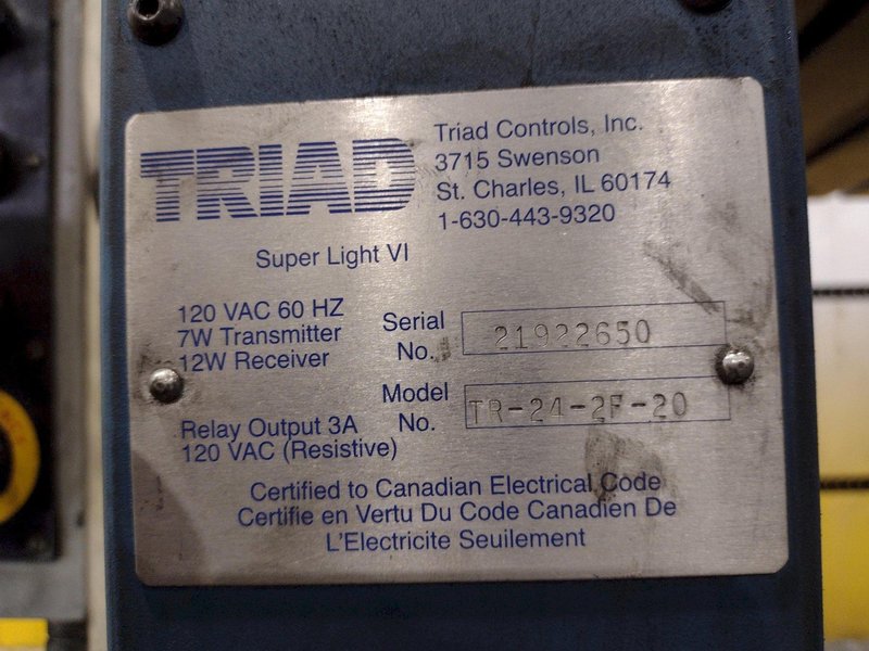 125 TON MINSTER MODEL #S2-125-48-36 SSDC PRESS, 10" STROKE: YOBRO #25090