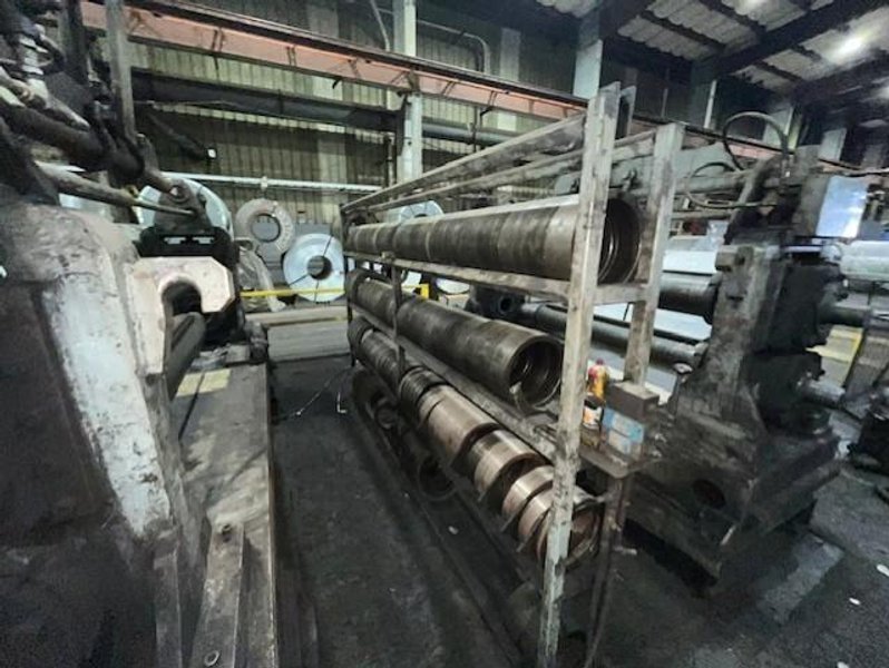 72" X 10" / 52" X 10" PAXSON SLITTER HEADS AND BASE STOCK# 4045