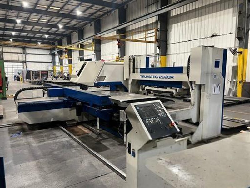 22 Ton TRUMPF CNC Punch &amp; Contour Machine w/SheetMaster Load-Unload, Model Trumatic 2020R