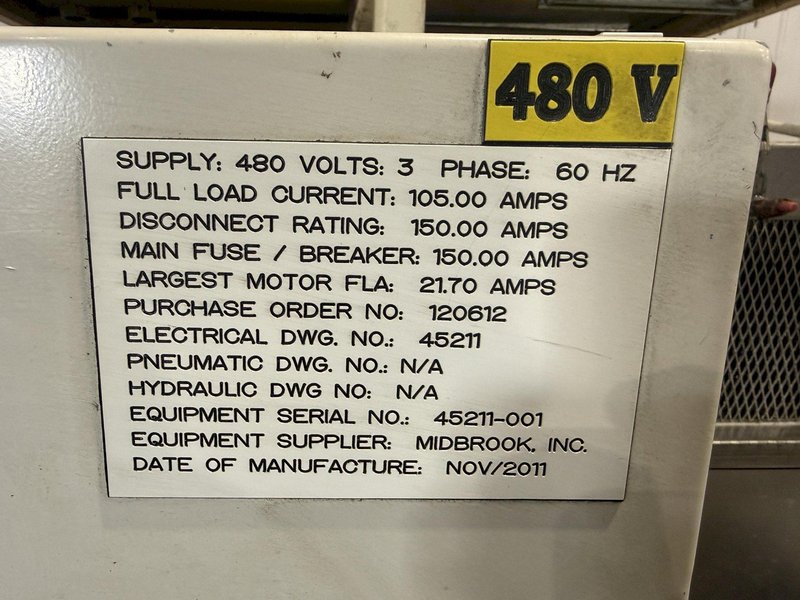 24" W X 10" H MIDBROOK MODEL #CYCLONE W/R/B0 STAINLESS STEEL BELT STYLE PARTS WASHER 2011: YOBRO #24811