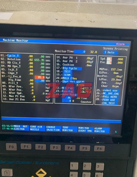 LS WL-V-150R Used Vertical Injection Molding Machine, 150 US Ton, 11.22 oz.