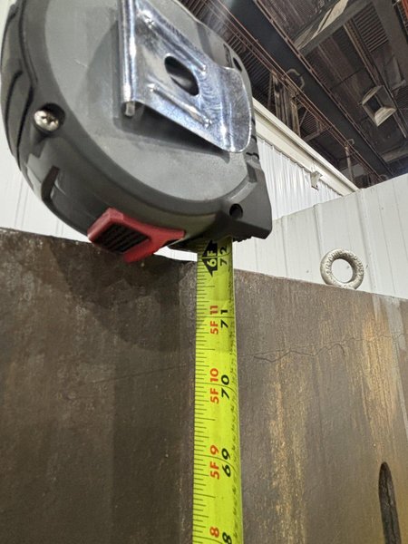 72&quot; H X 36&quot; W STEEL SLOTTED ANGLE PLATE: STOCK #23589