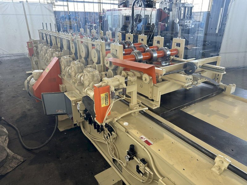 10 STAND X 3.5&quot; ARBOR X 42&quot; BRADBURY RAFTED STANDING SEAM 360/ STANDING SEAM PANEL II ROLLFORMER: STOCK #16967