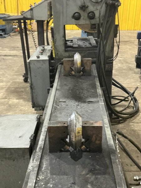 20 TON IOWA PRECISION MODEL #HP20T HUYDRAULIC CUTOFF PRESS with DIE ACCELERATOR AND BECK CONTROLS: YOBRO #25049