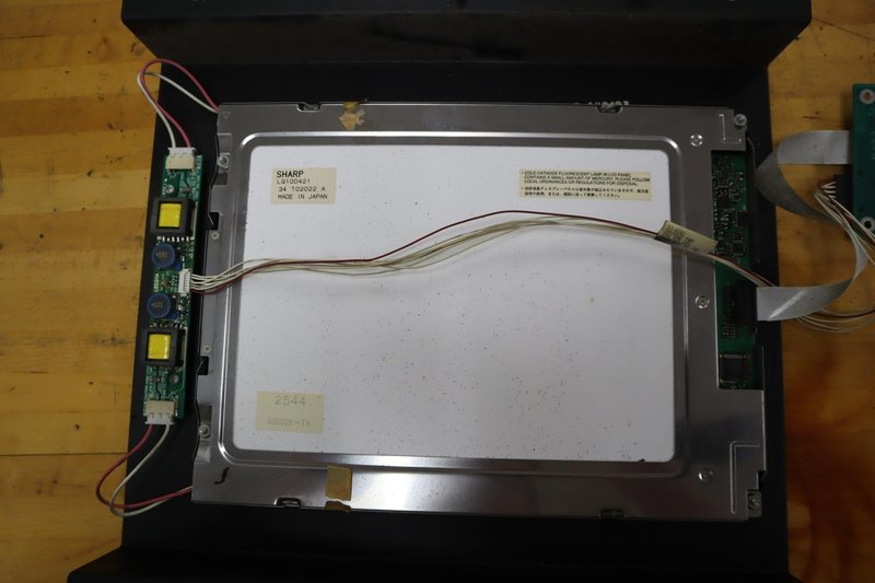 Used Haas Sharp LQ10D421 LCD 10.4" Screen Upgrade with Haas 65-3410 LCD Differential Line Receiver Upgrade Board