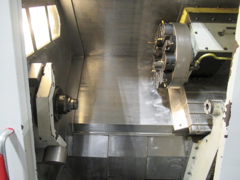 Haas HL-2 CNC Lathe Turning Center, 5C Closer, Programmable Tailstock, Chip Auger