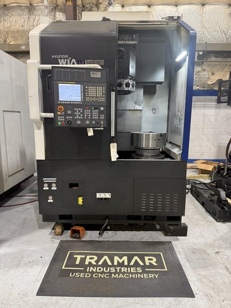 2018 Hyundai Wia LV500LM CNC Vertical Lathe For Sale