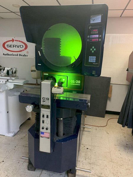 20" Optical Gaging Products (OGP) Model QL20 Optical Comparator,  s/n QL200552.