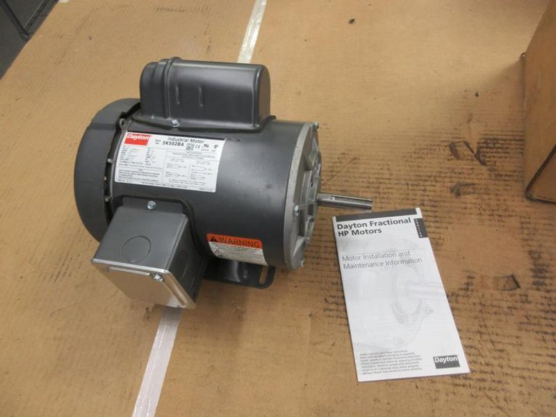 Dayton Electric Motor 5/8" Shaft 1140 RPM, *Appears New In Box*- Auction Item