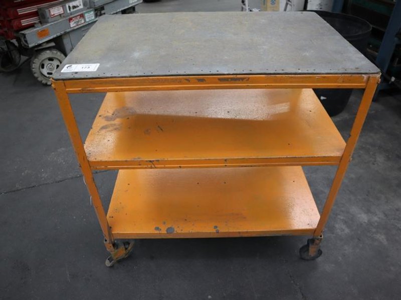 Metal Shop Cart (3) Shelves- Auction Item