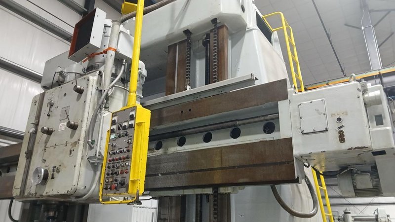 Kollman,  164″ x 59″ Table, MA 64 Planer Type Mill, 1962- Vertical and Horizontal Spindle.