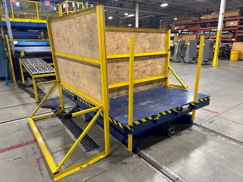 78" X 96" HYDRAULIC SCISSOR LIFT TABLE: YOBRO #24596
