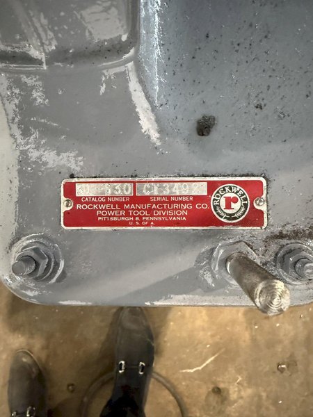 ROCKWELL 31-630 BELT TYPE GRINDER/SANDER. STOCK #1005225