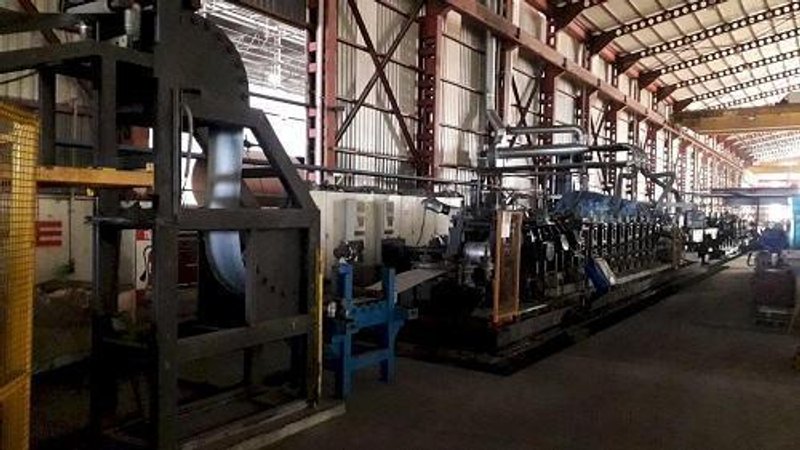 DIRECT FORMING TUBE WELDING LINE MODEL FCF 400 / 6.0 - 100 FCF
