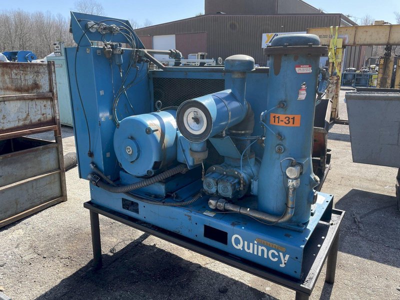 50 HP QUINCY MODEL #QSB50ANA22M ROTARY SCREW AIR COMPRESSOR: STOCK #13371