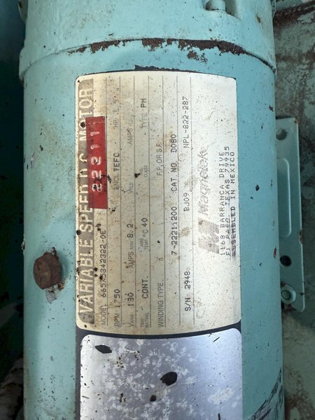 10 TON/20,000 LBS ARONSON POWERED TANK TURNING ROLLS. STOCK # 0341225.