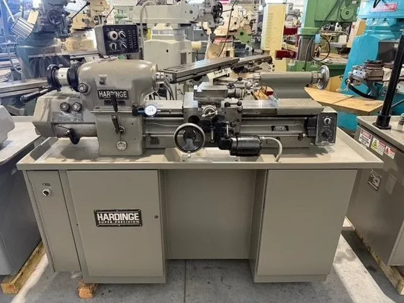 HARDINGE HLV-H-EM Super Precision Tool Room Lathe 1997’ Inch/Metric #8101