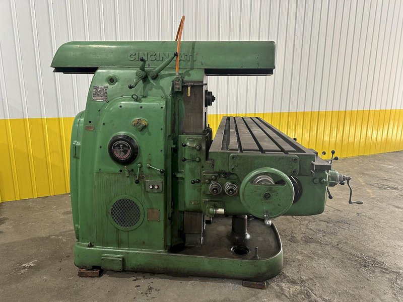 50 HP X 104&quot; X 20&quot; CINCINNATI MODEL #6 HORIZONTAL MILL / MILLING MACHINE: STOCK #19726