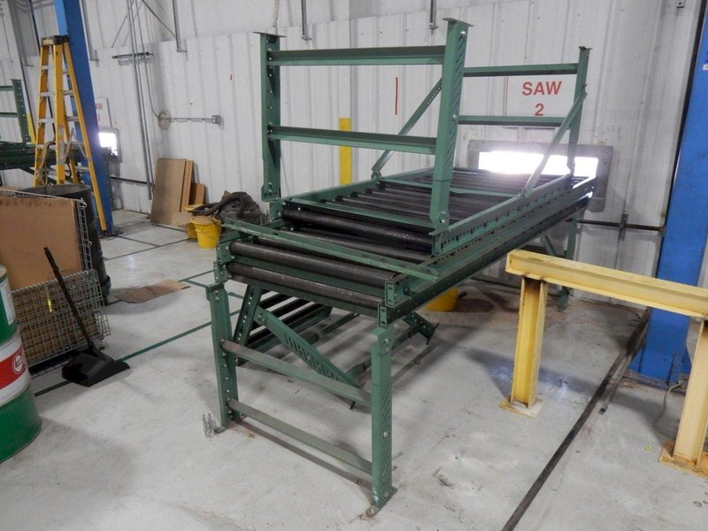 165 FT X 36&quot; WIDE ROACH ADJUSTABLE HEIGHT ROLLER CONVEYOR: STOCK #23354
