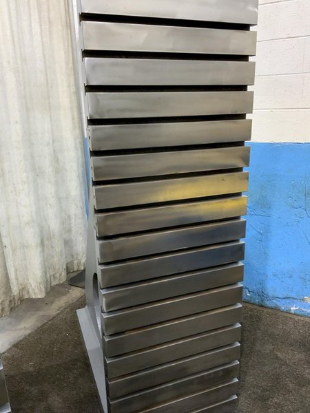 1 SET OF 24" X 72" GIDDING &amp; LEWIS T SLOTTED ANGLE PLATES: STOCK #80792