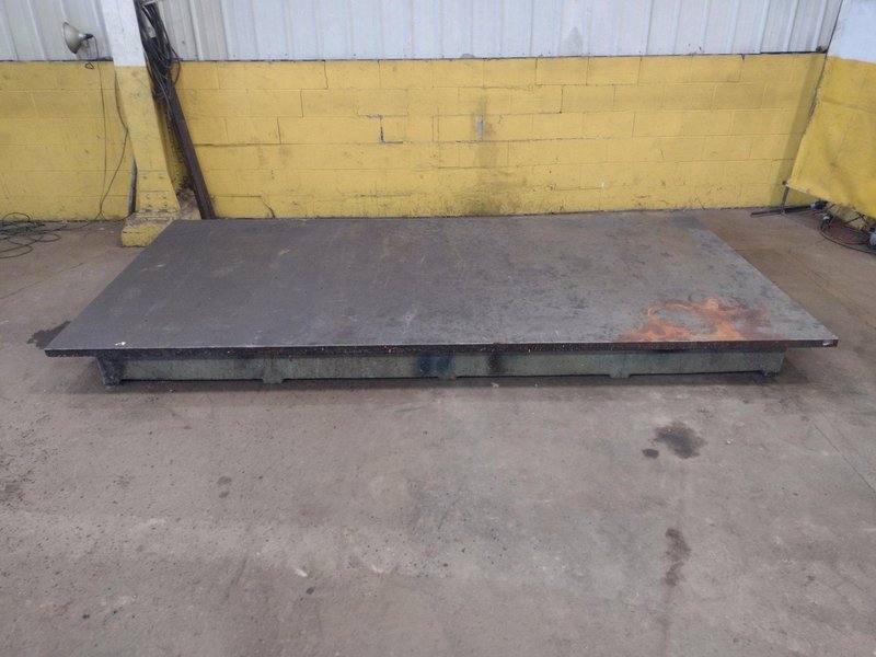12&#039; X 6&#039; STEEL LAYOUT TABLE PLATE: STOCK #23783