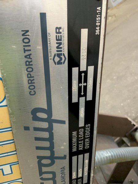 2500 LB AUTOQUIP SERIES 35 MODEL 36S28 HYDRAULIC LIFT TABLE : STOCK #81280
