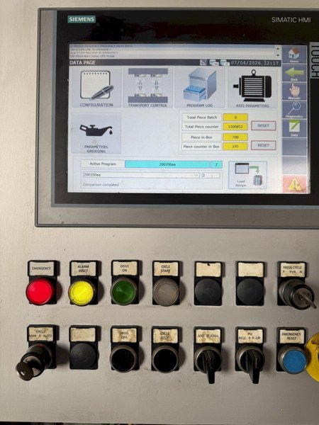 800 TON MINSTER E2-800-108-60 HEAVI-STAMPER STRAIGHT SIDE DOUBLE CRANK PRESS. STOCK #0430926