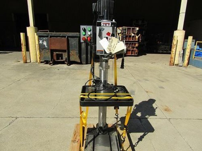 JET GHD-20PFT GEARED HEAD DRILLING/TAPPING DRILL PRESS WITH POWER DOWNFEED