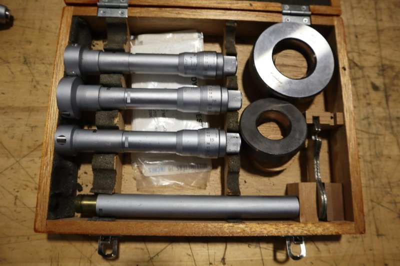 Ingage Inside Bore Micrometers: Etalon, Brown &amp; Sharpe, Fowler, and (1) Mitutoyo Digital- Auction Item