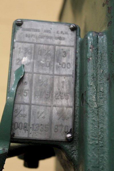 3&#039; X 9&#039; CINCINNATI BICKFORD RADIAL DRILL; STOCK #72420