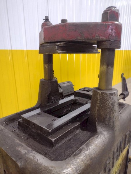 12 TON X 2 POST TISHKEN MODEL #4HW MECHANICAL ROLLFORM CUTOFF PRESS: STOCK #20530
