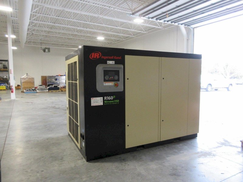 Ingersoll Rand R160N-W 200 HP Rotary Screw Air Compressor – 145 PSI – 460V 3PH – Nirvana VSD- Auction Item
