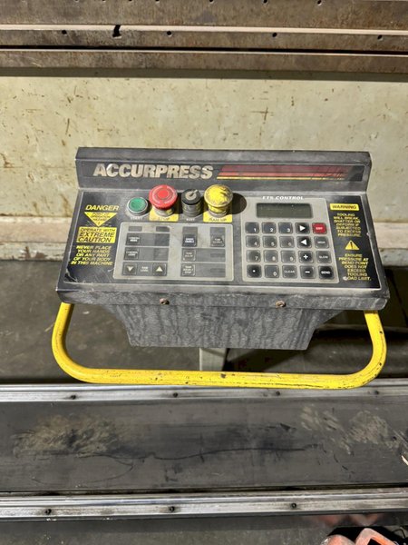 1 - PREOWNED ACCURPRESS ADVANTAGE CNC 12&#039; X 175 TON PRESS BRAKE, MODEL #: 717512, S/N: 10254, YEAR: 2008
