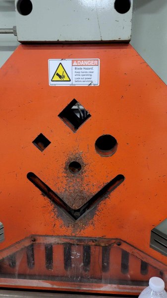 132 Ton Baileigh SW-132 Hydraulic Ironworker-2009, Tooling Included