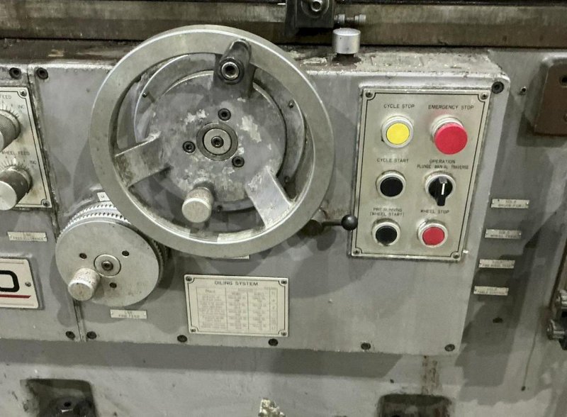 12" X 40" SHIGIYA OKAMOTO #GUA-30-100 OD HYDRAULIC CYLINDRICAL GRINDER. STOCK # 0435526