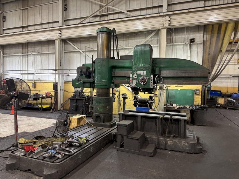 8&#039; X 19&quot; CARLTON RADIAL ARM DRILL. STOCK #1002325