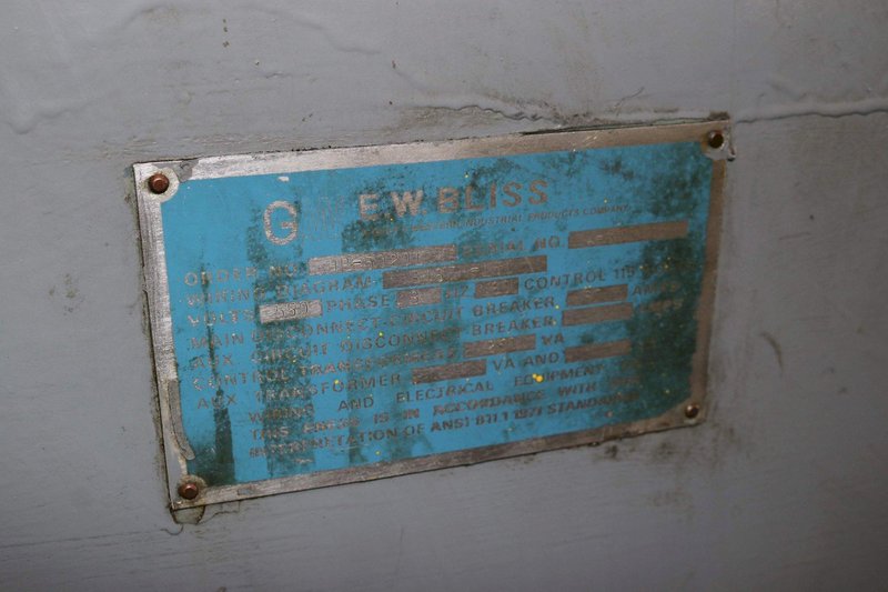 22 TON BLISS MODEL # C-22 OBI PRESS: STOCK #73350