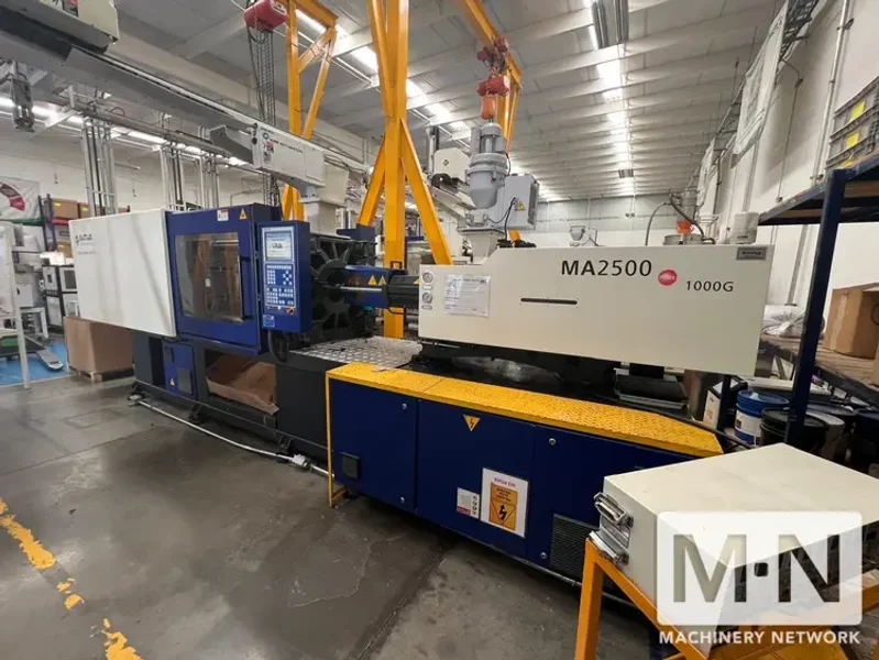 280 TON 18.3 OZ HAITIAN MODEL MA2500/G INJECTION MOLDING MACHINE MFG  2018