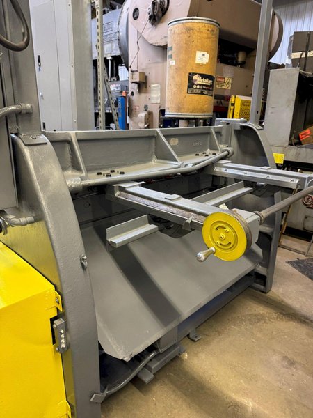 1 PREOWNED 4 FT. X 12 GA. PEXTO POWER SQUARING SHEAR, MODEL #: 12-U-4H, S/N: 655339