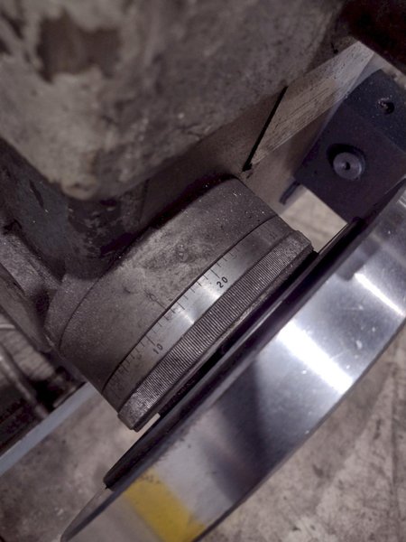 32" X 168" SUMMIT GAP BED ENGINE LATHE. STOCK # 0661425