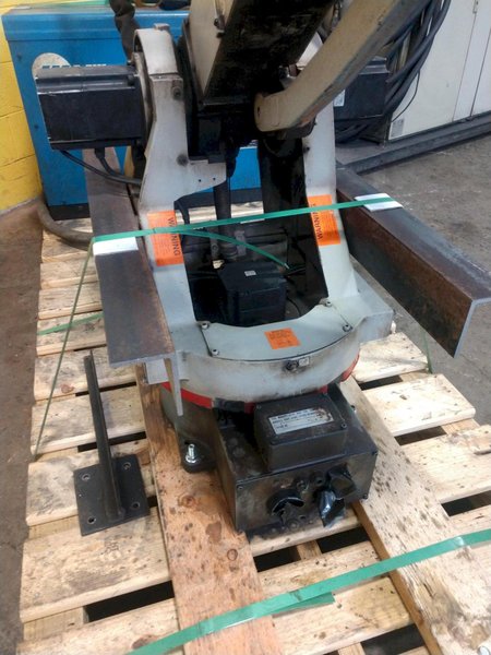 6 AXIS MOTOMAN MODEL SK16-6 ROBOT WELDING CELL WITH MILLER AUTO DELTAWELD 452 WELDER: STOCK #13838