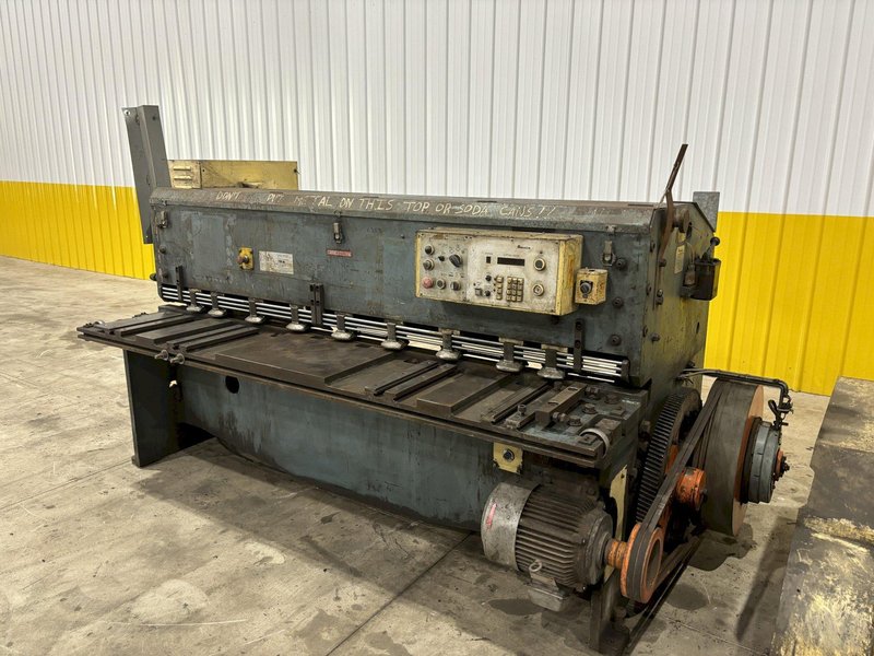 6&#039; X 1/4&quot; AMADA MODEL #M-2060 MECHANICAL POWER SHEAR: STOCK #20973