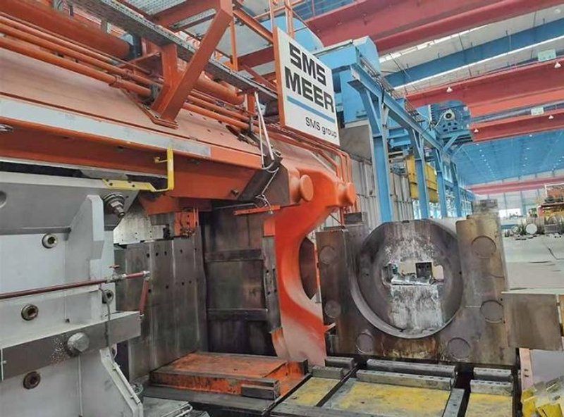 16,000 ton SMS Horizontal Direct Single Action Ext Press, Ind Billet Furnace, Stretcher, Saw, Billet Peeler (14552)