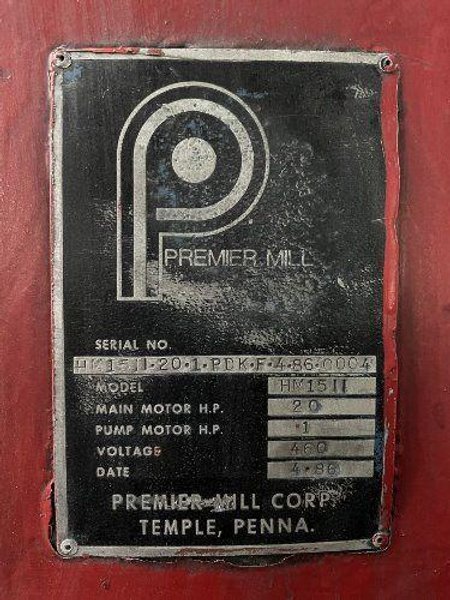 PREMIER 460 VOLT HM15II DUAL CHAMBER MEDIA MILL  -  HM15II